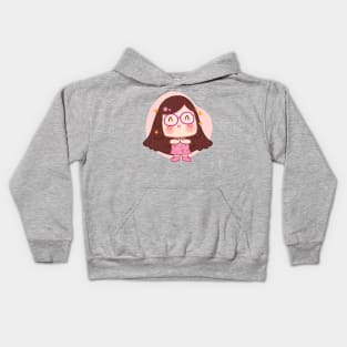 Cute girl design Kids Hoodie